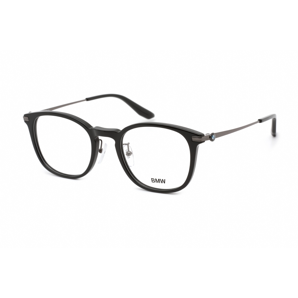 NWT BMW BW5021-001 52mm Shiny Black Eyeglasses
